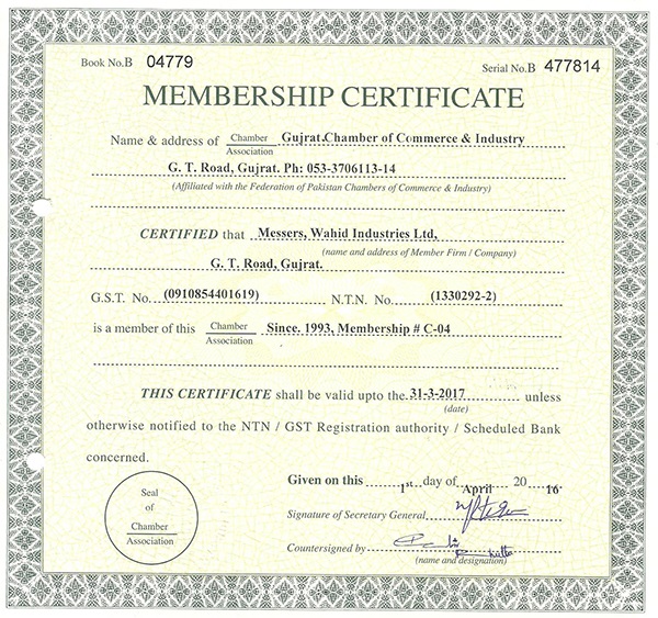 new-Membership Certificate Chamber 001